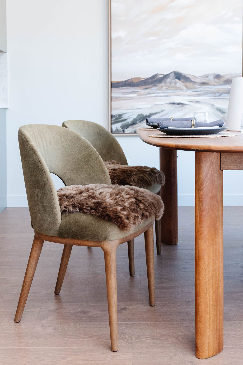 Shorn Brown Icelandic Sheepskin Chair Pad