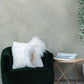 Mélange Sheepskin Pillow, straight wool