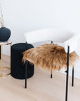 Brown Icelandic Sheepskin Chair Pad