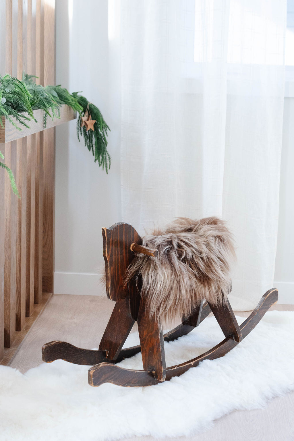 Brown Icelandic Sheepskin Chair Pad