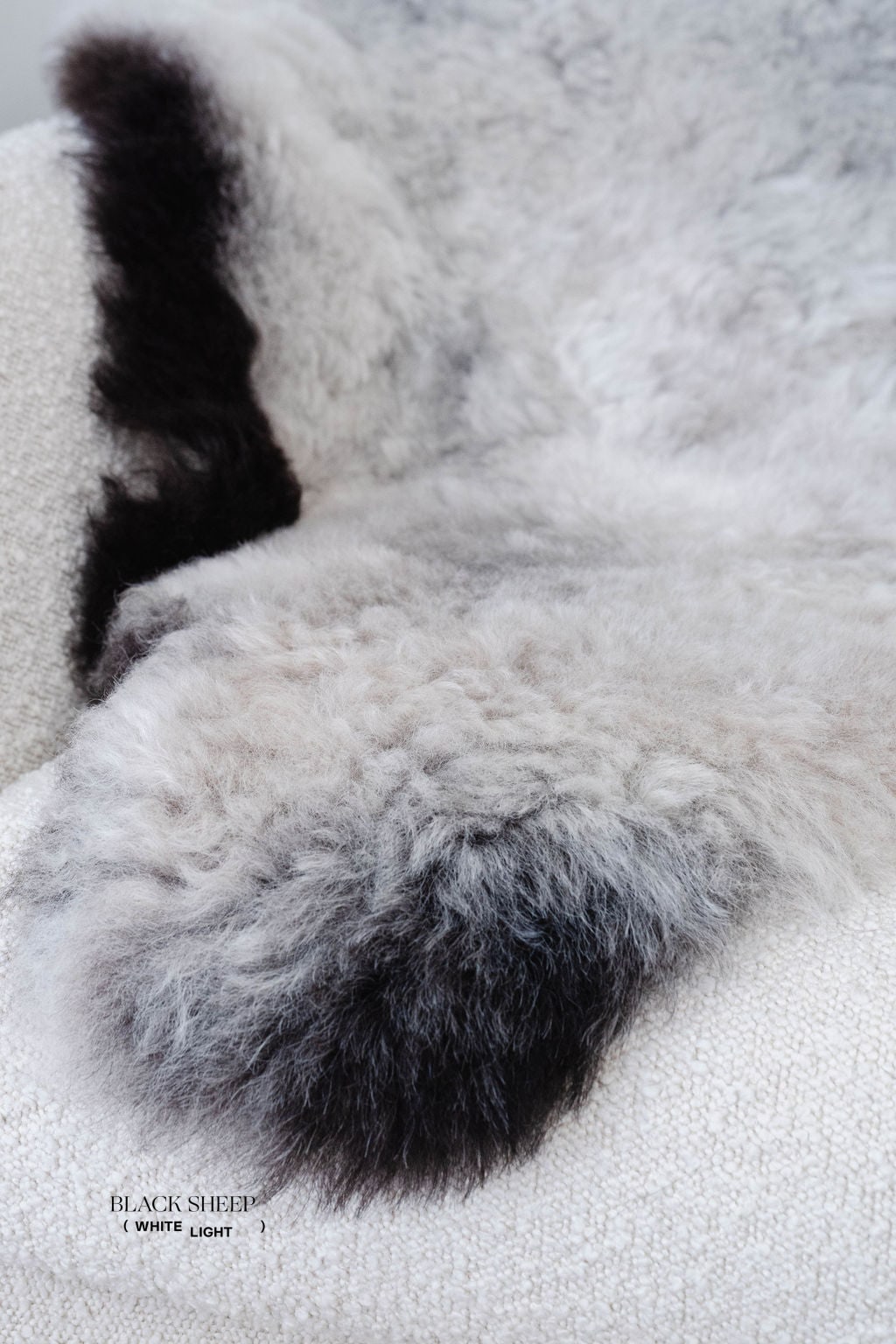 Shorn Grey Icelandic Sheepskin