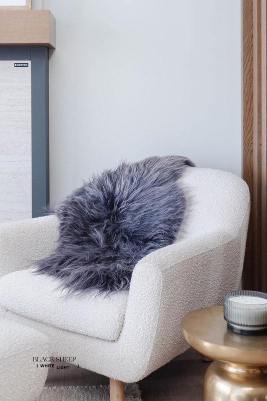 Steel Icelandic Sheepskin