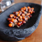 Burnt Teak Oval Vessel