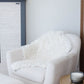 White Medium Wool Gotland Sheepskin