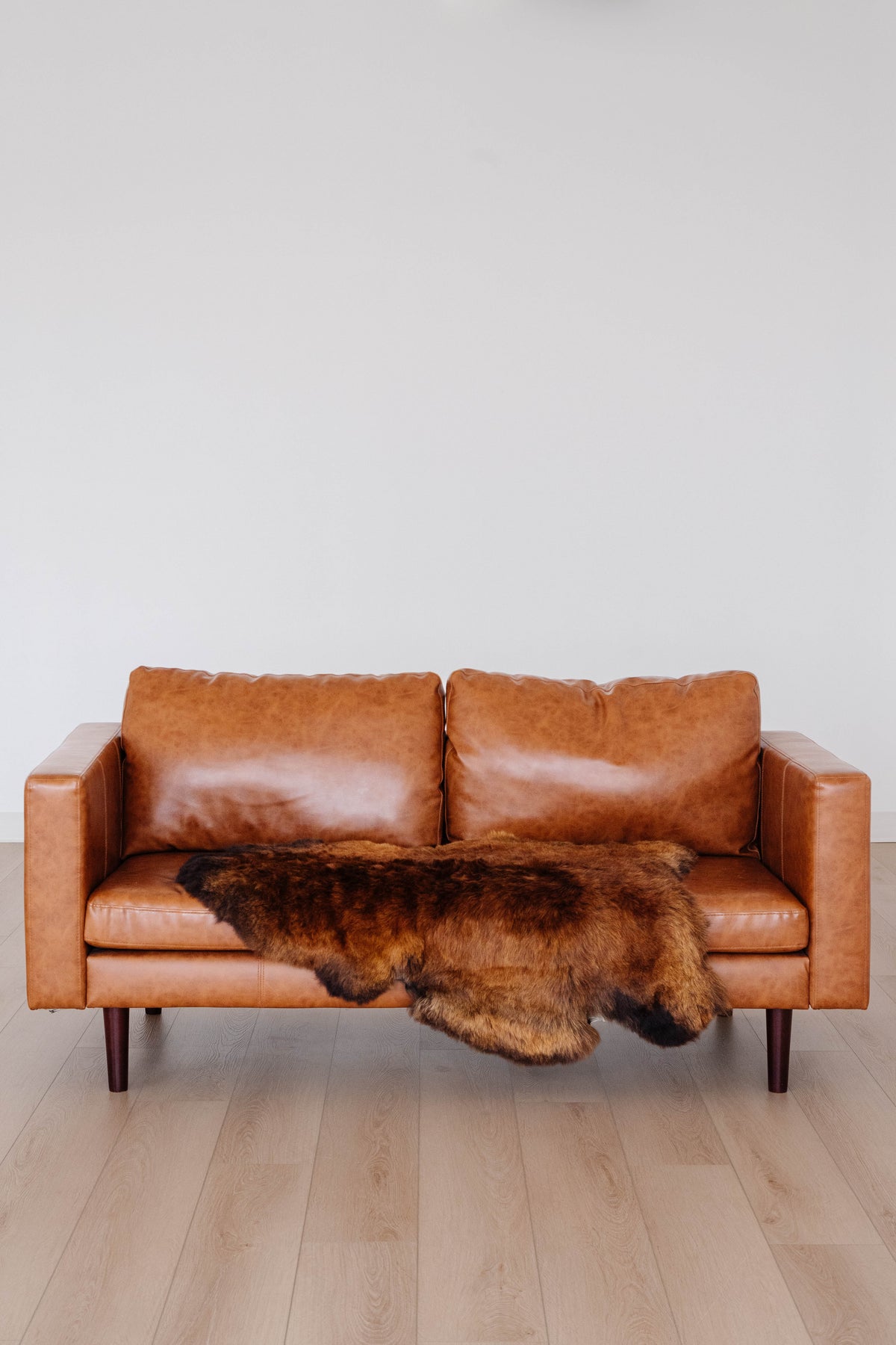 Natural Shorn Rare Rusty Brown Icelandic Sheepskin
