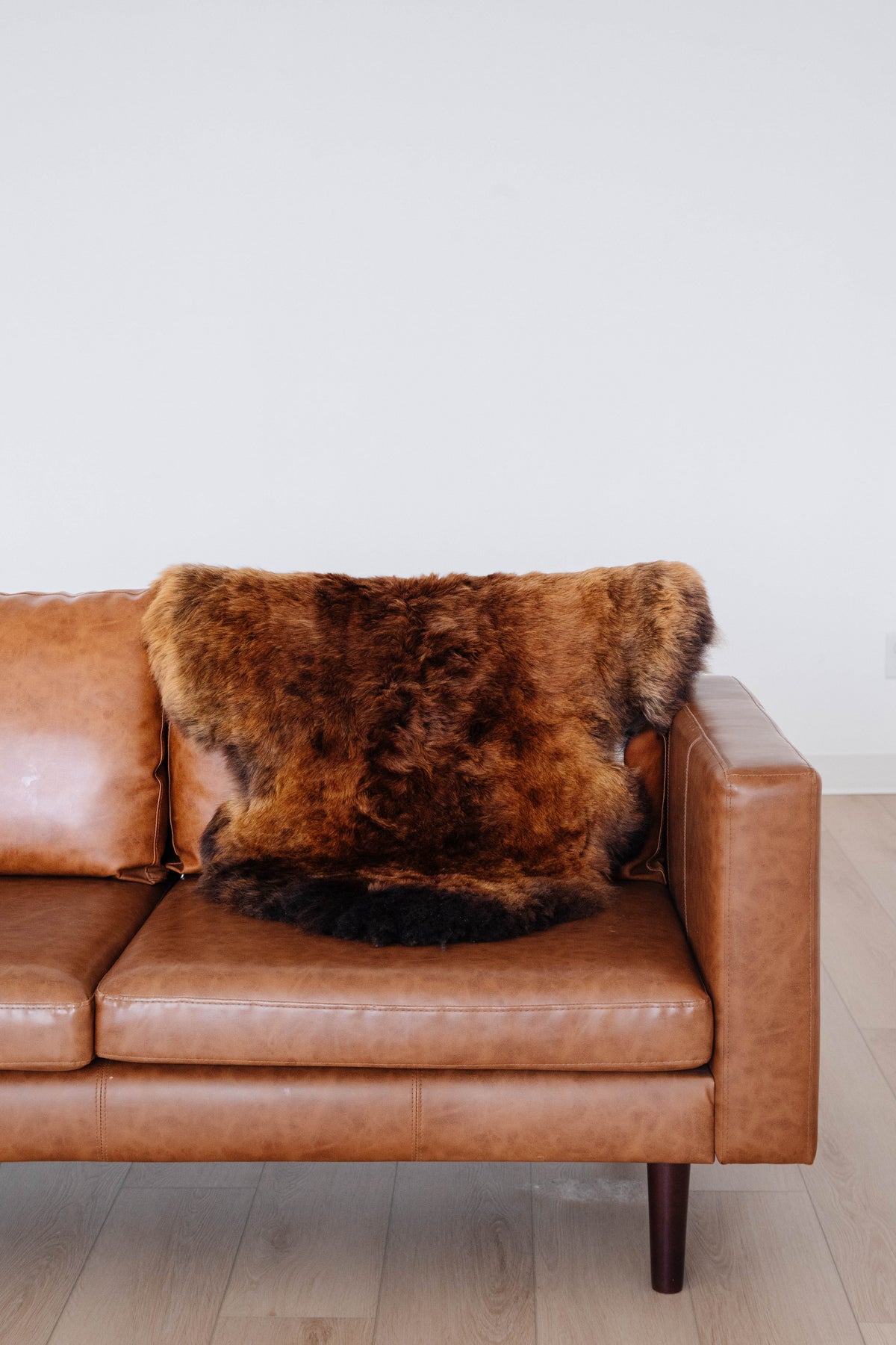 Natural Shorn Rare Rusty Brown Icelandic Sheepskin