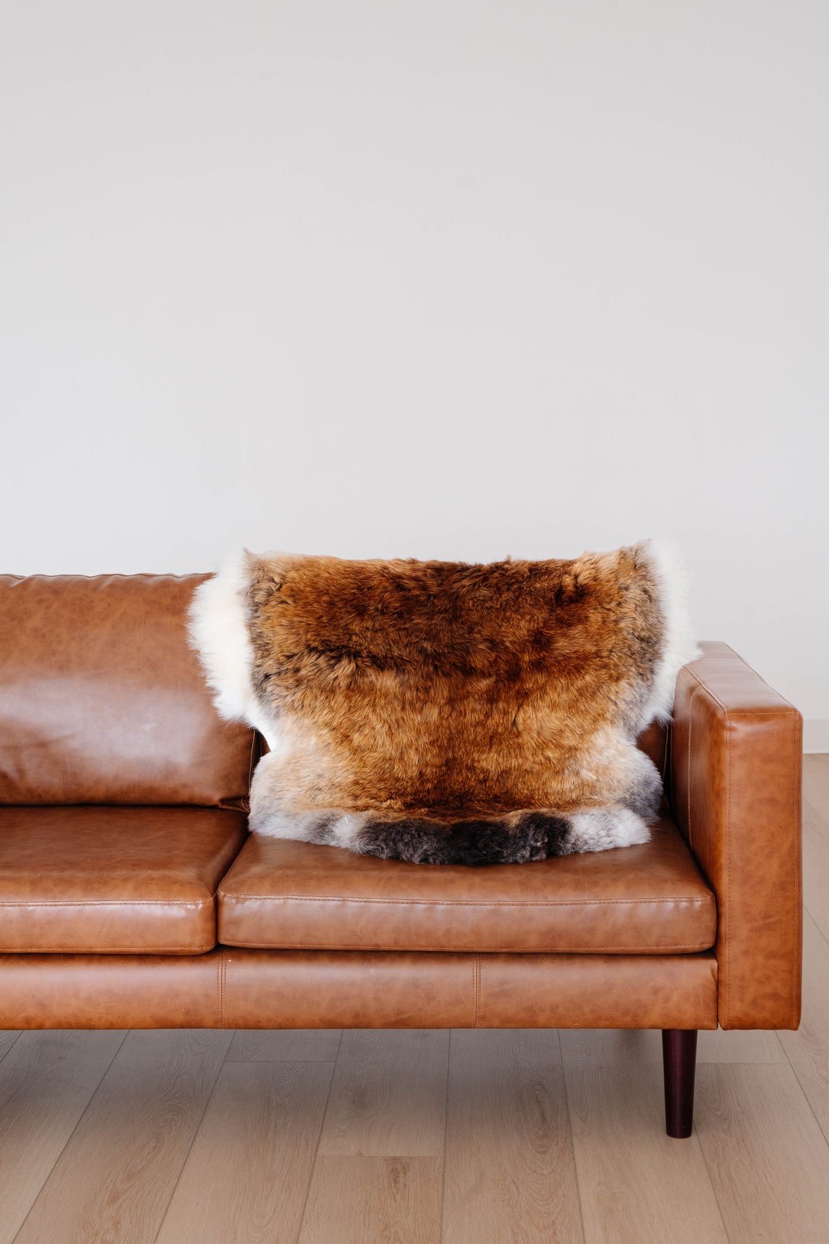 Natural Shorn Rare Rusty Brown Icelandic Sheepskin