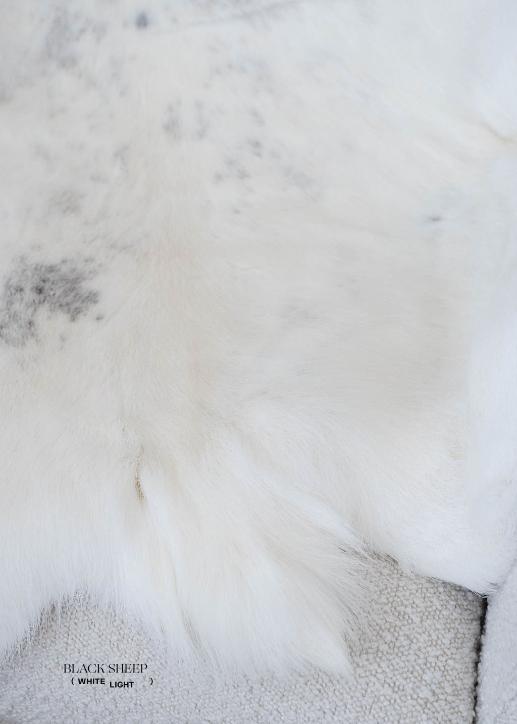 White Sami Reindeer Hide