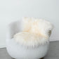 White Icelandic Curly Sheepskin