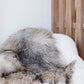 Natural Curly Grey Icelandic Sheepskin