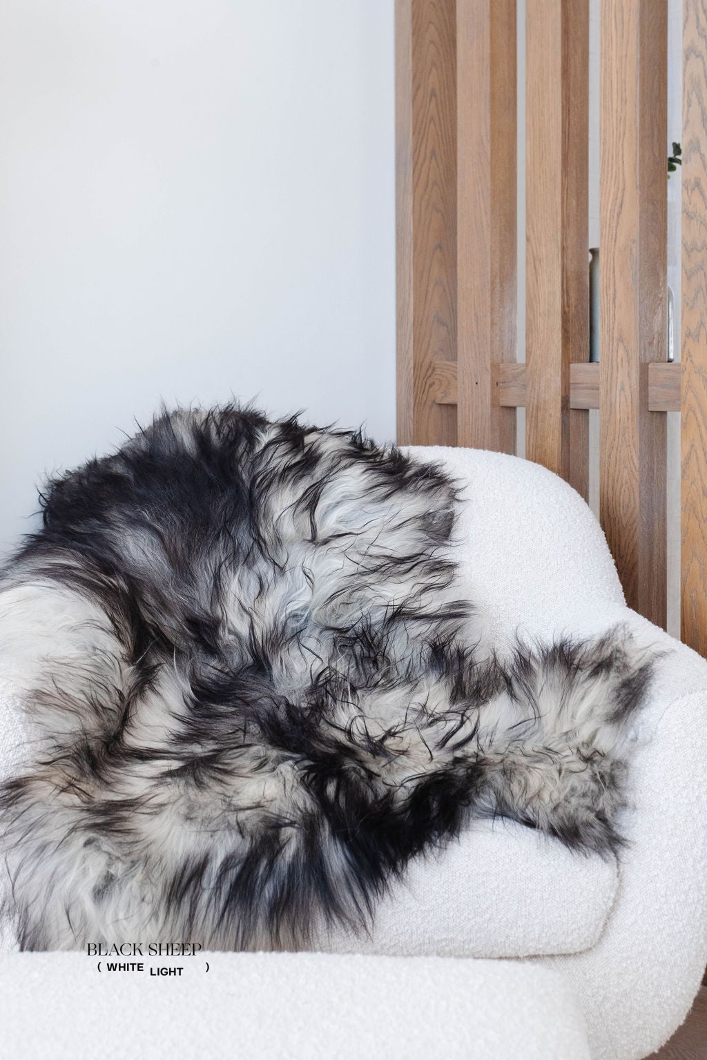 Natural Dark Grey Icelandic Sheepskin