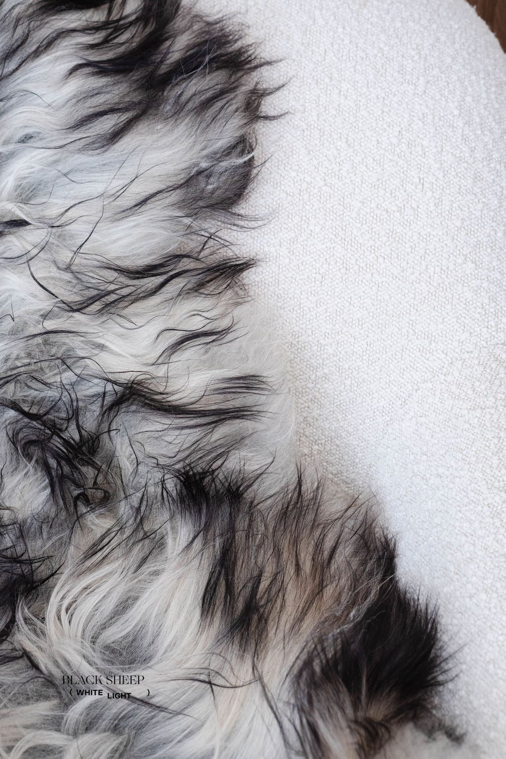 Natural Dark Grey Icelandic Sheepskin