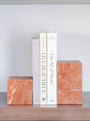 Rosso Alicante Marble Asymmetric Book Ends
