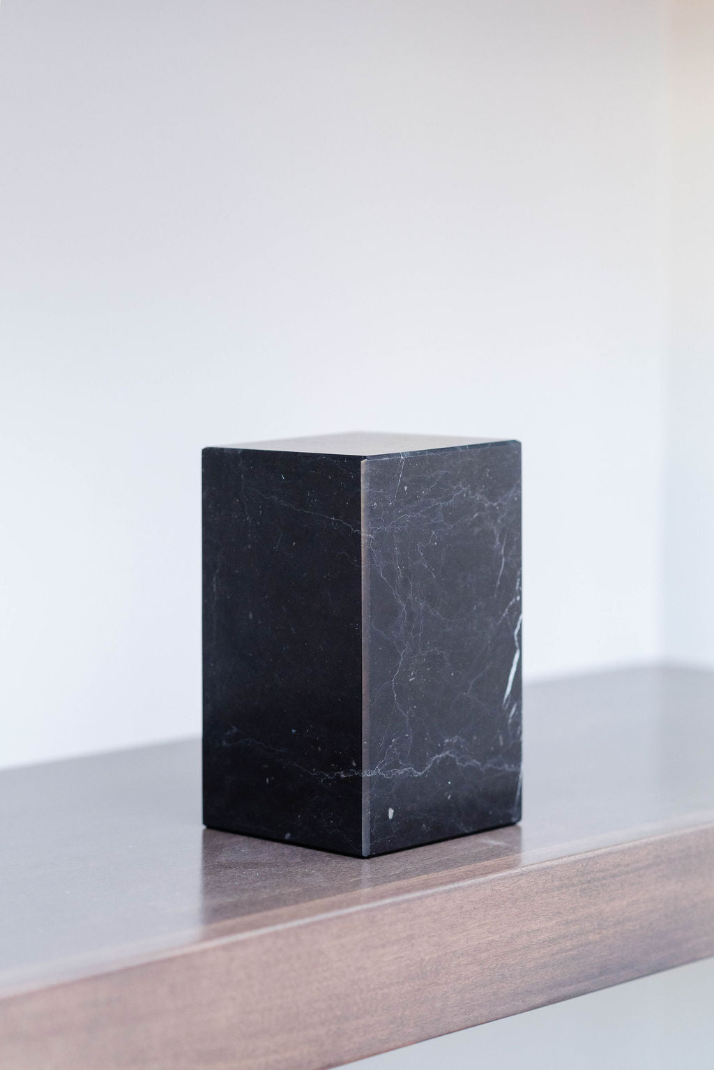 Black Marquina Marble Asymmetric Book Ends
