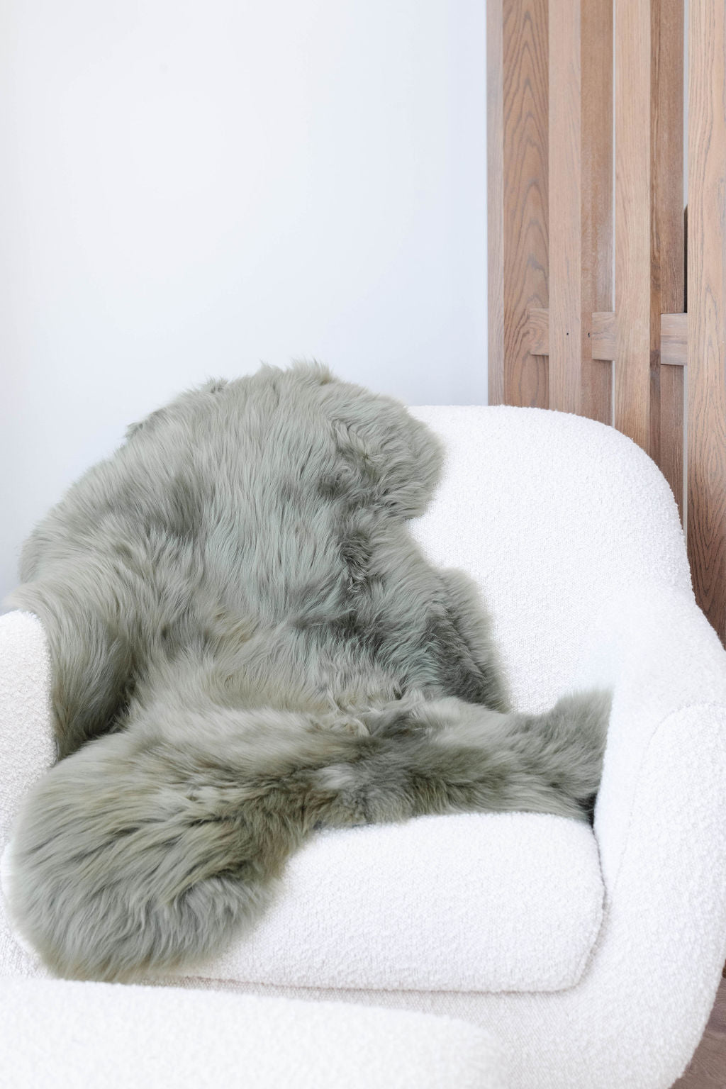 Olive Green Icelandic Sheepskin