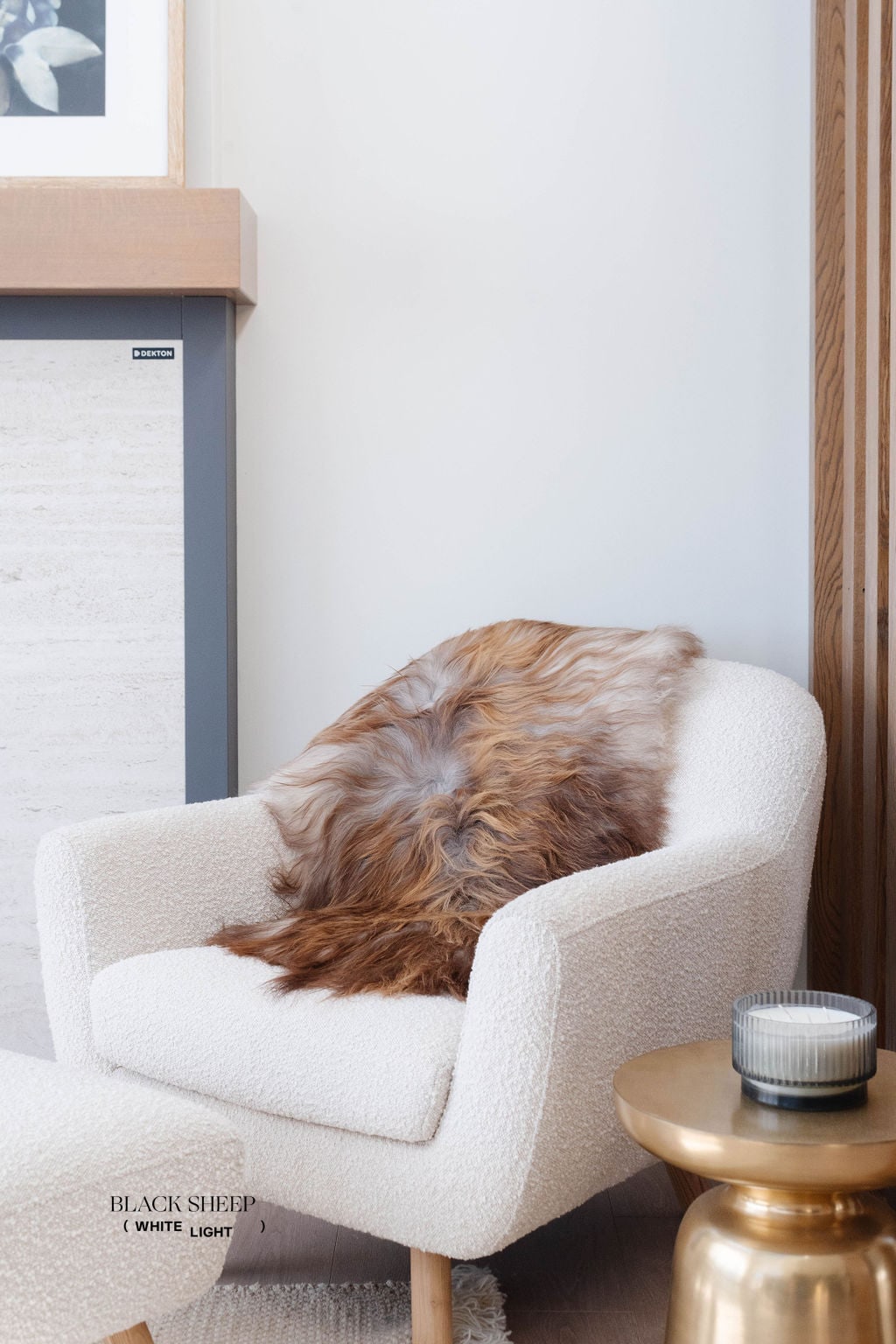 Rusty Grey Icelandic Sheepskin