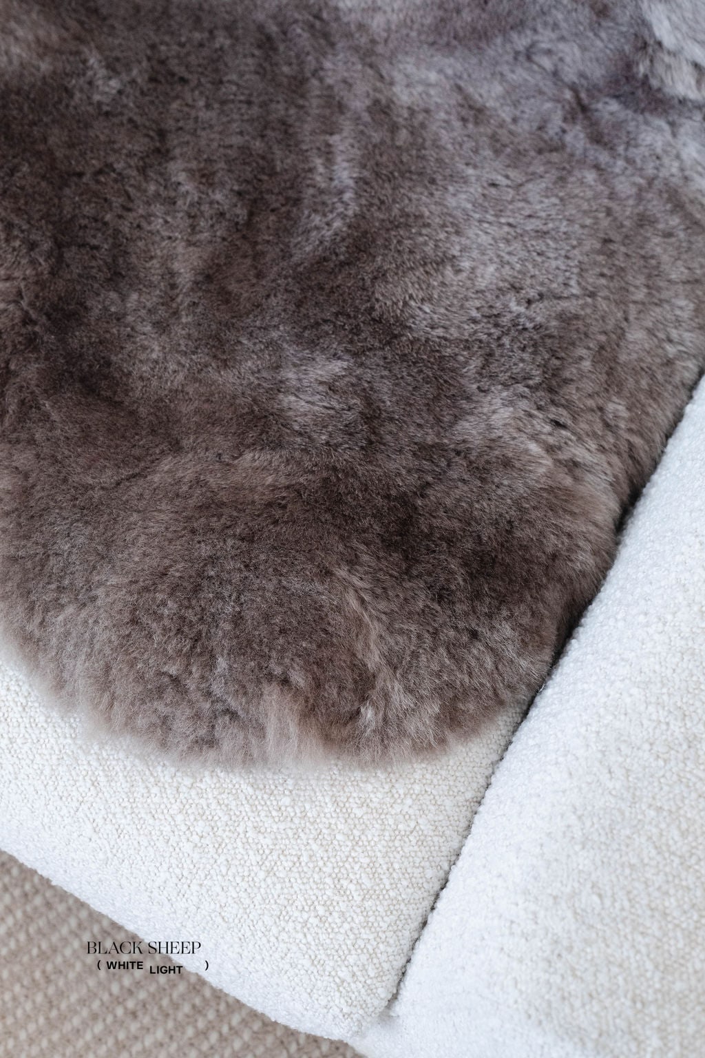 Shorn Taupe Icelandic Sheepskin