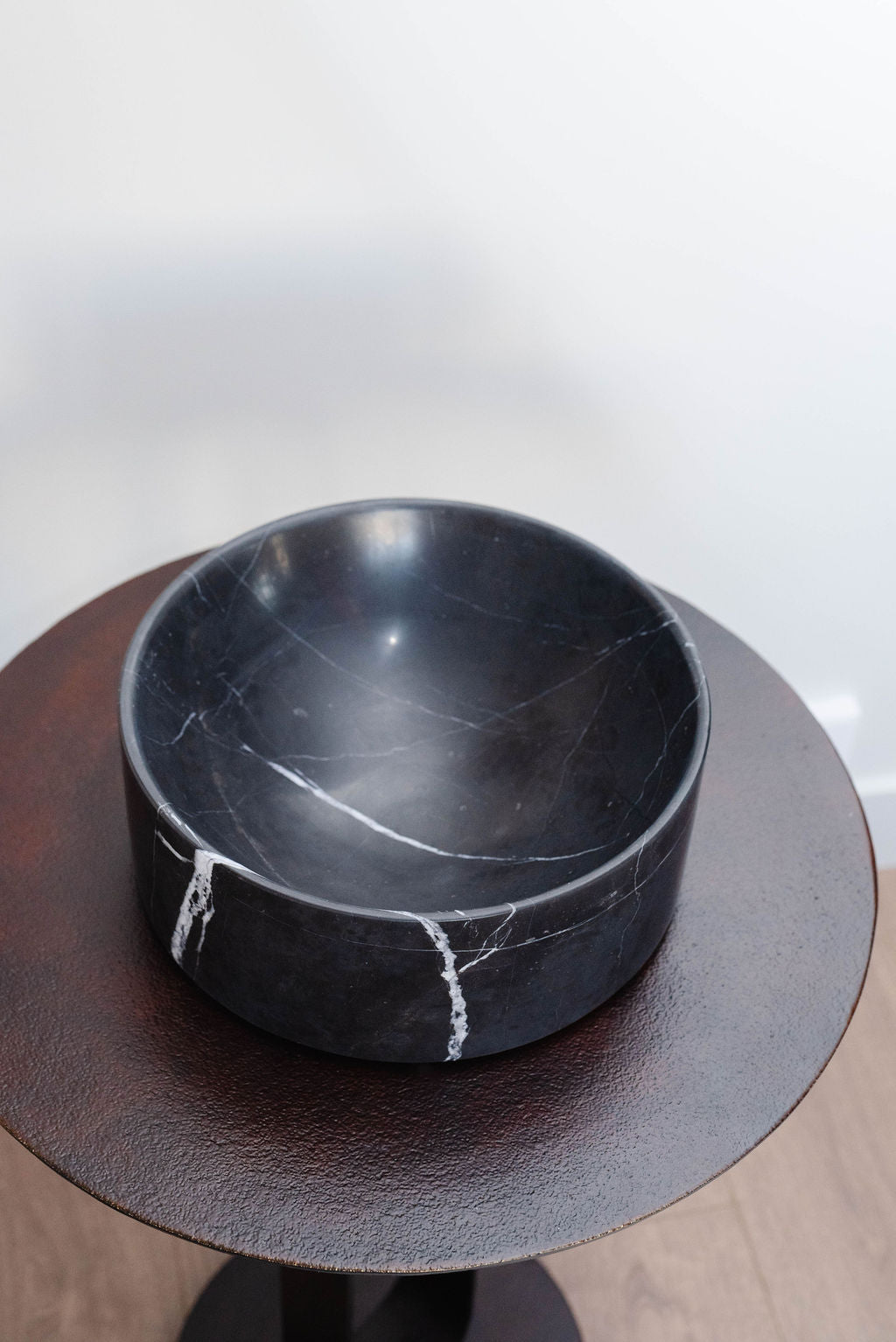 Black Marquina Marble Deep Dish