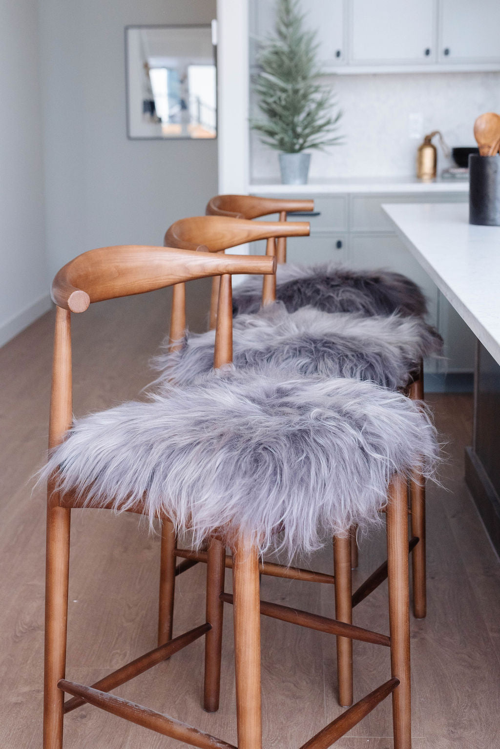 Mineral Icelandic Sheepskin Chair Pad