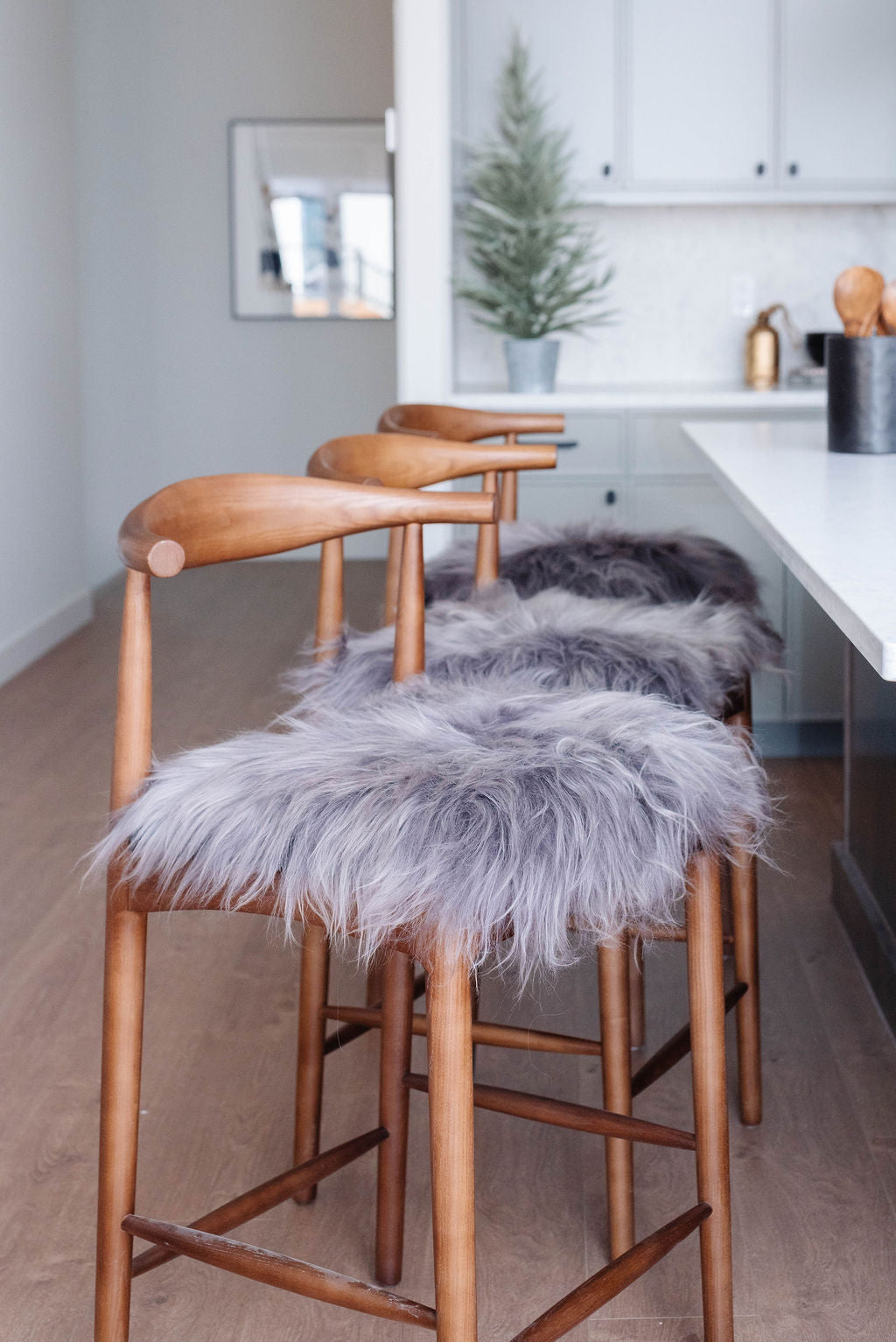 Mineral Icelandic Sheepskin Chair Pad