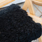 Black Tigrado Spanish Curly Sheepskin