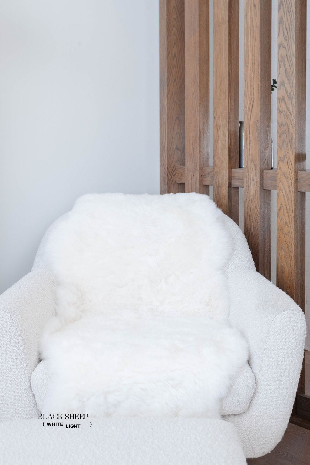 Natural Shorn White Double Icelandic Sheepskin
