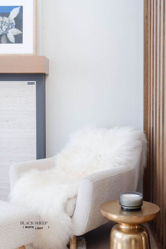 White Double Icelandic Sheepskin