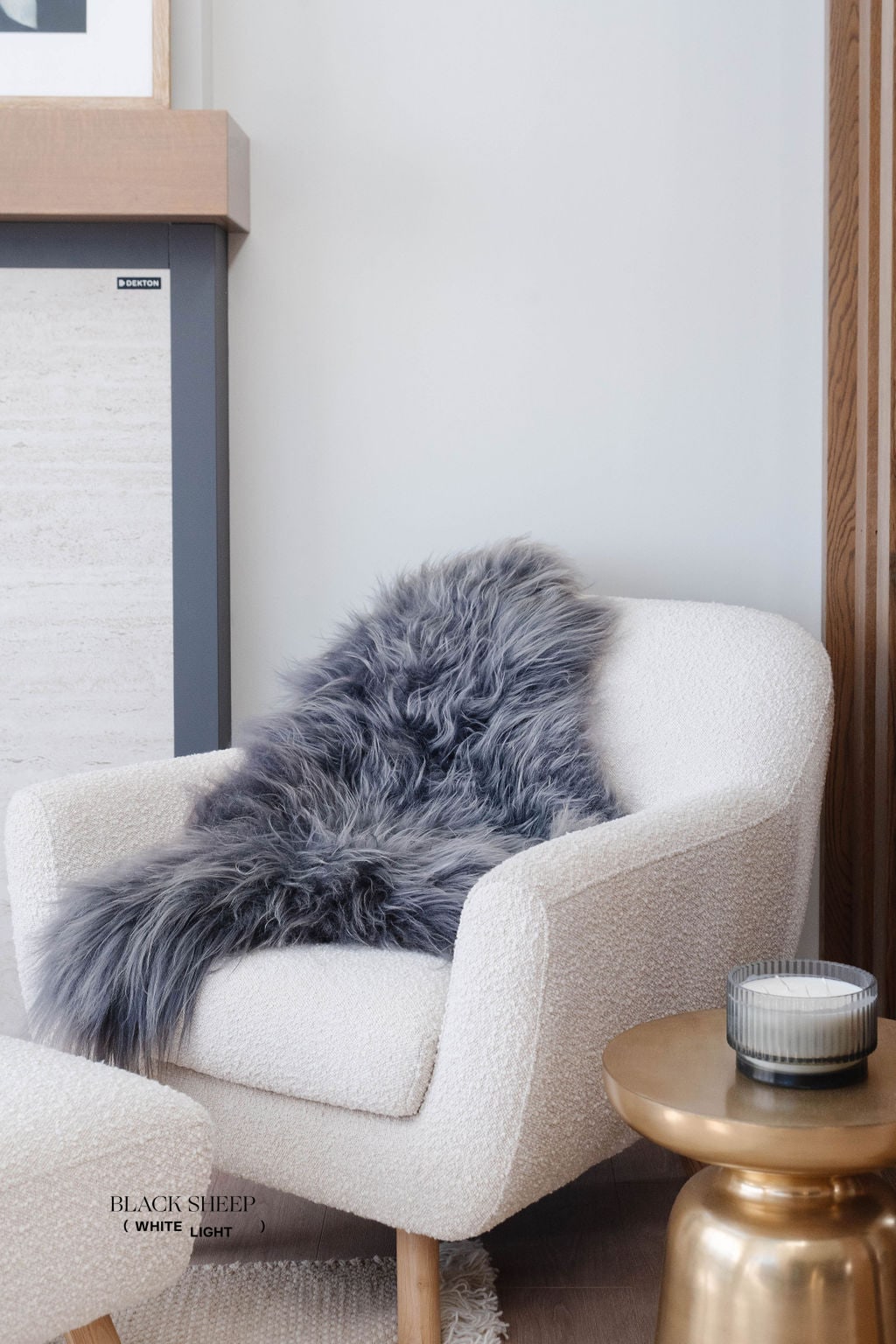 Silver Icelandic Sheepskin