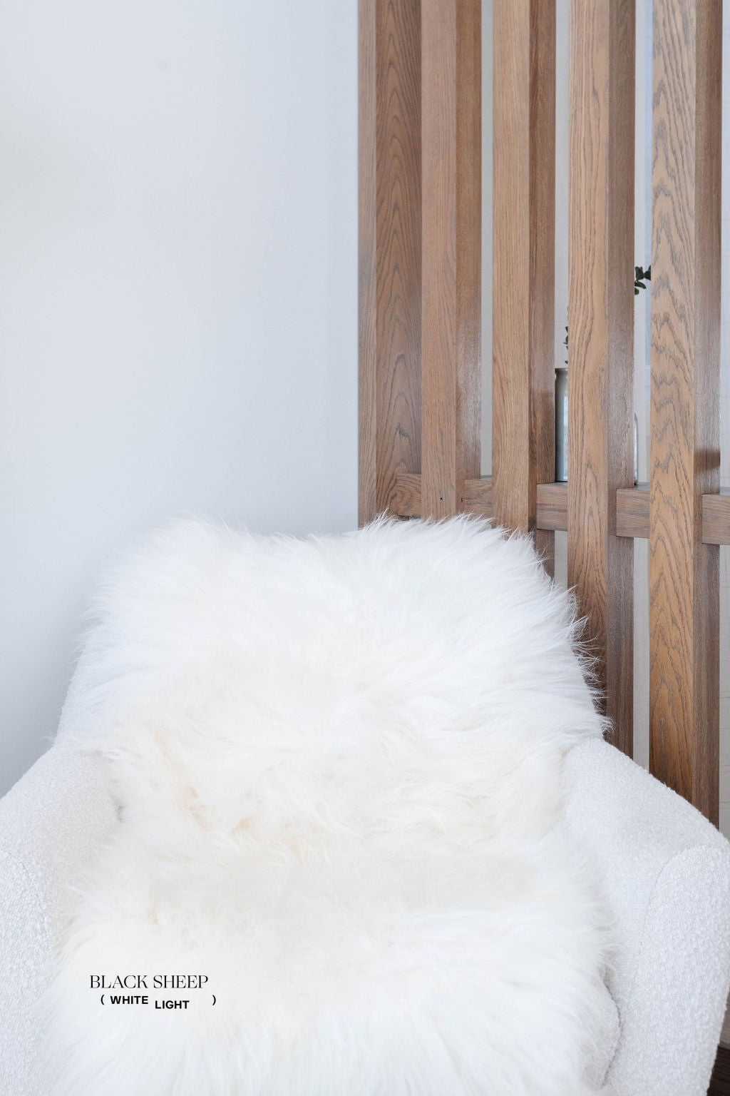 White Double Icelandic Sheepskin