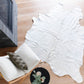 Large Light Grey Cowhide Area Rug