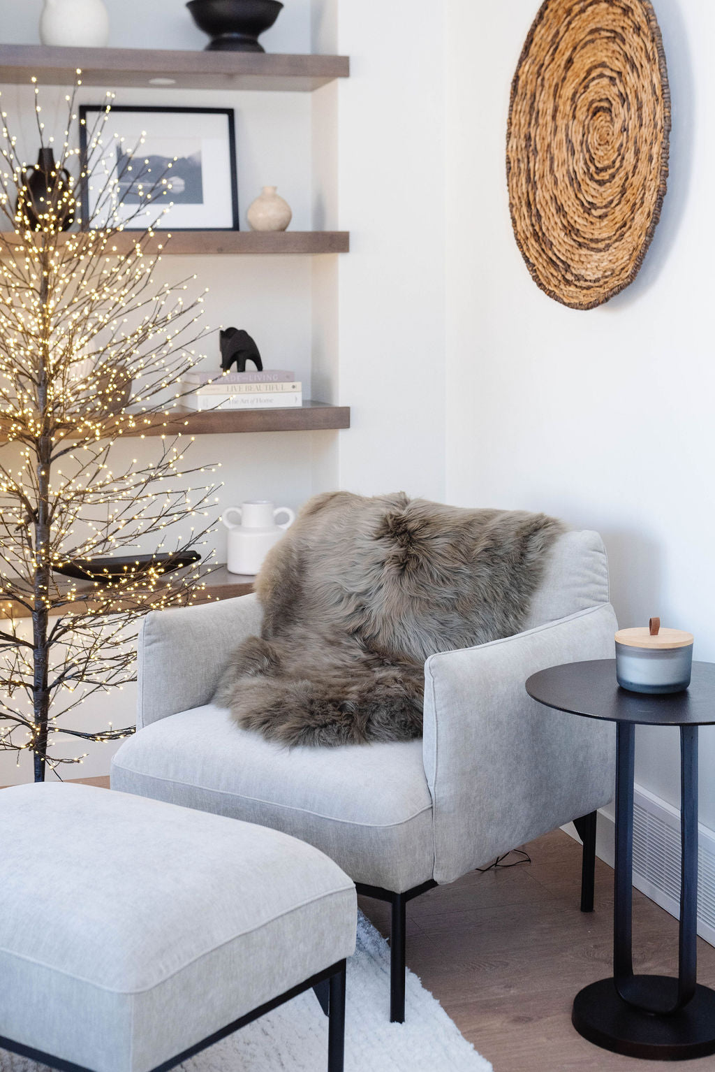 Olive Green Icelandic Sheepskin