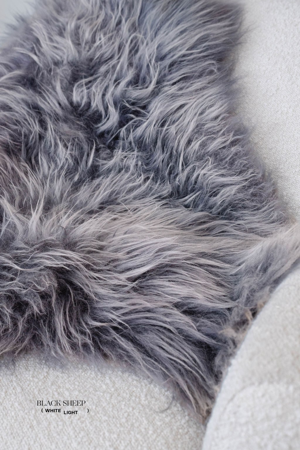 Silver Icelandic Sheepskin