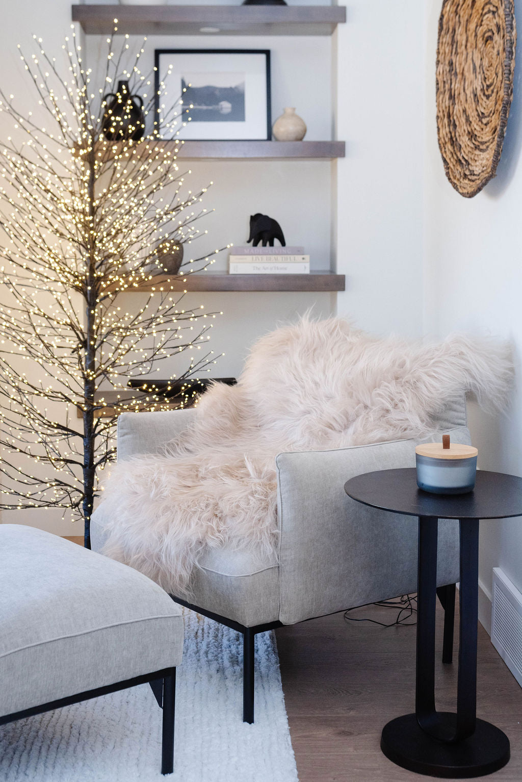 Piel de oveja islandesa de lino