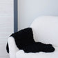 Black Tigrado Spanish Curly Sheepskin