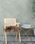 Brown Icelandic Sheepskin Chair Pad
