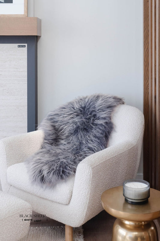 Silver Icelandic Sheepskin