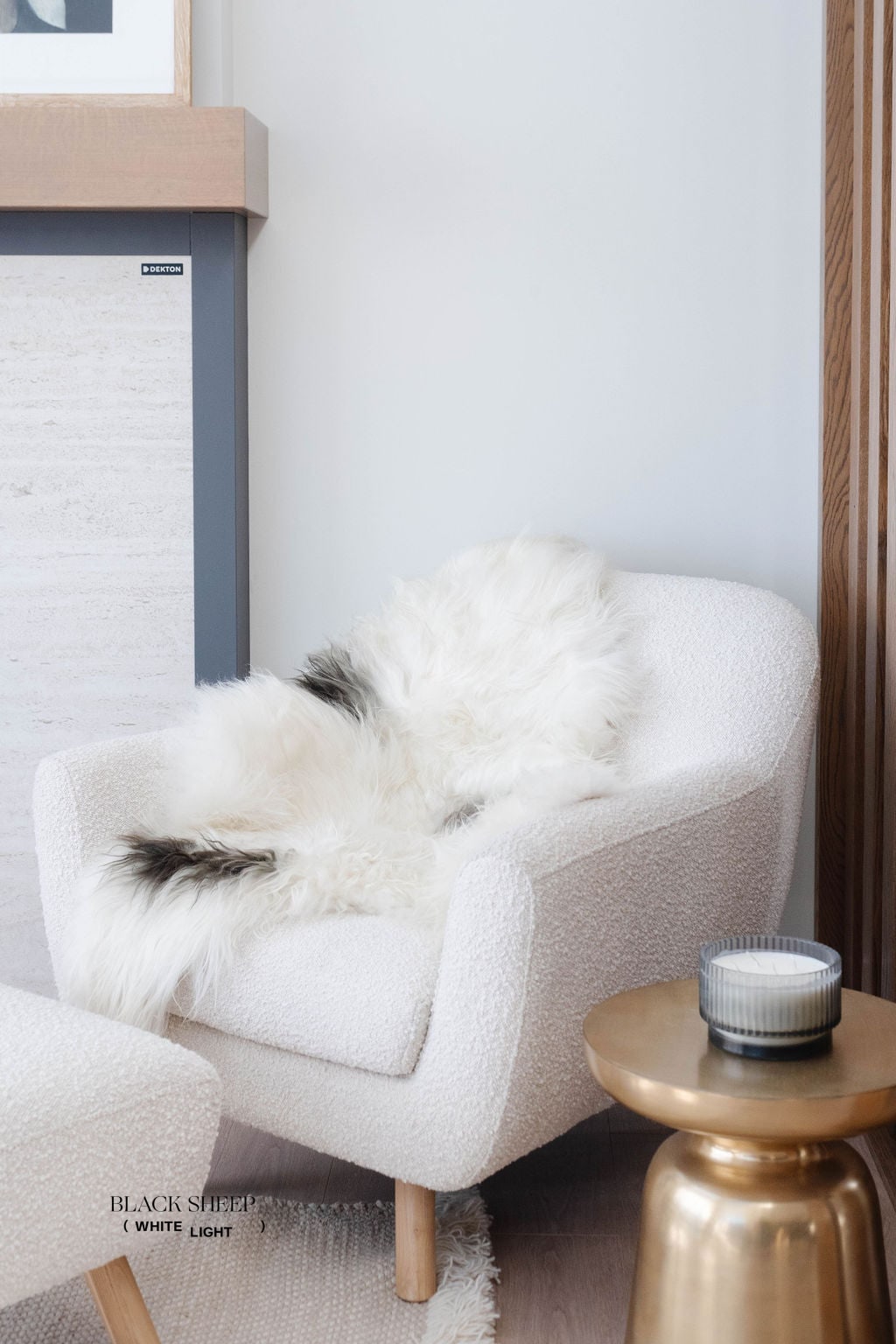 Spotted Icelandic Sheepskin | Minimal