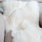 White Mélange Icelandic Sheepskin Throw