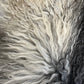 Natural Curly Grey Icelandic Sheepskin