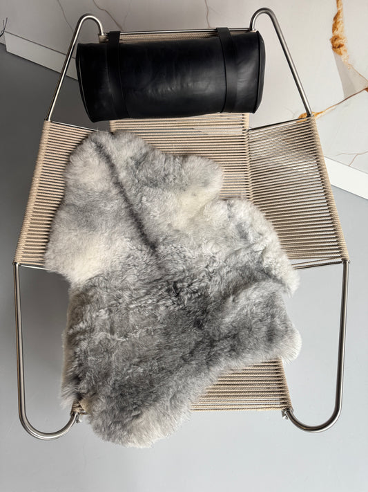 ONE OF A KIND Extra Wide Shorn wool Storm Grey Icelandic Sheepskin