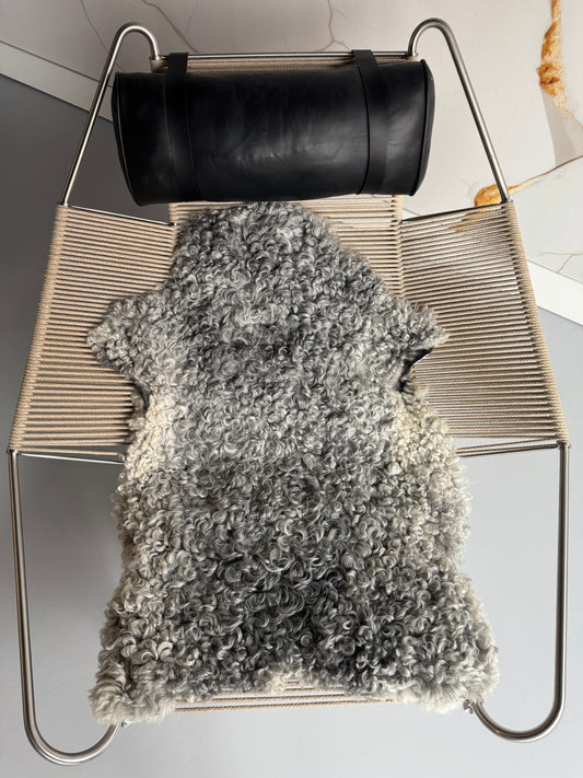 ONE OF A KIND Gotland Grey Medium Wool Sheepskin