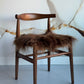 ONE OF A KIND Icelandic Medium Brown Sheepskin Chair Pad