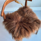ONE OF A KIND Icelandic Medium Brown Sheepskin Chair Pad