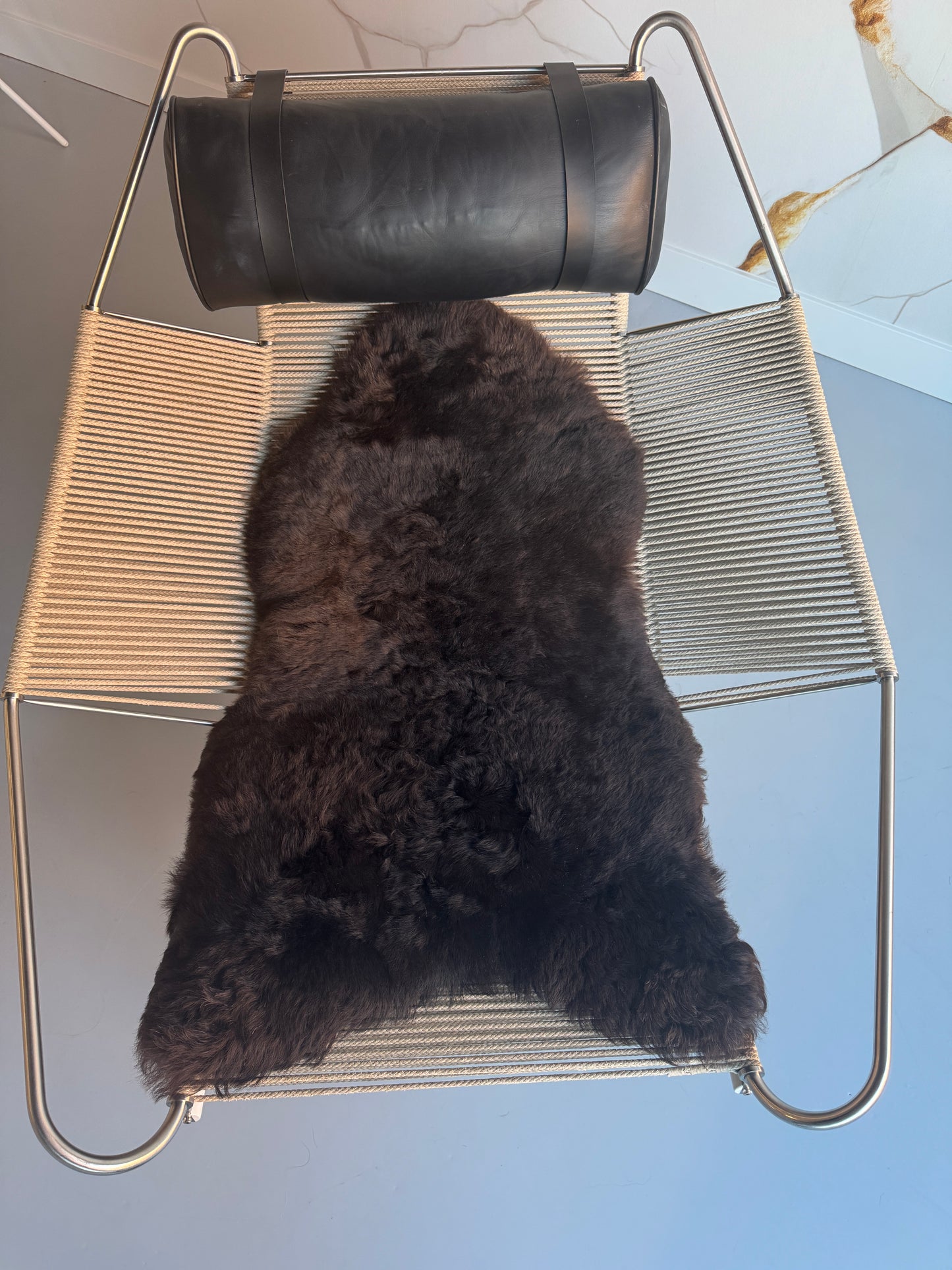 ONE OF A KIND Shorn Rich Chocolate wool Icelandic Sheepskin