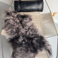 ONE OF A KIND Light Lavender with Grey Tops Icelandic Sheepskin