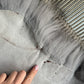 ONE OF A KIND Light Lavender with Grey Tops Icelandic Sheepskin