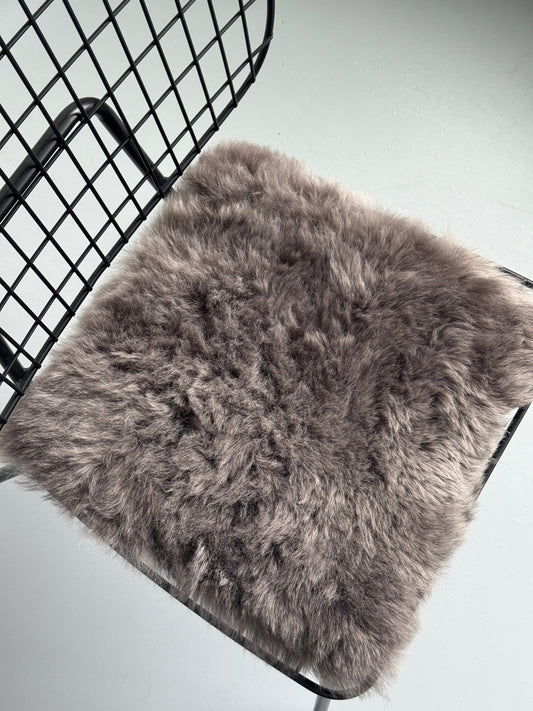 B Grade Shorn Mineral Icelandic Sheepskin Chair Pad