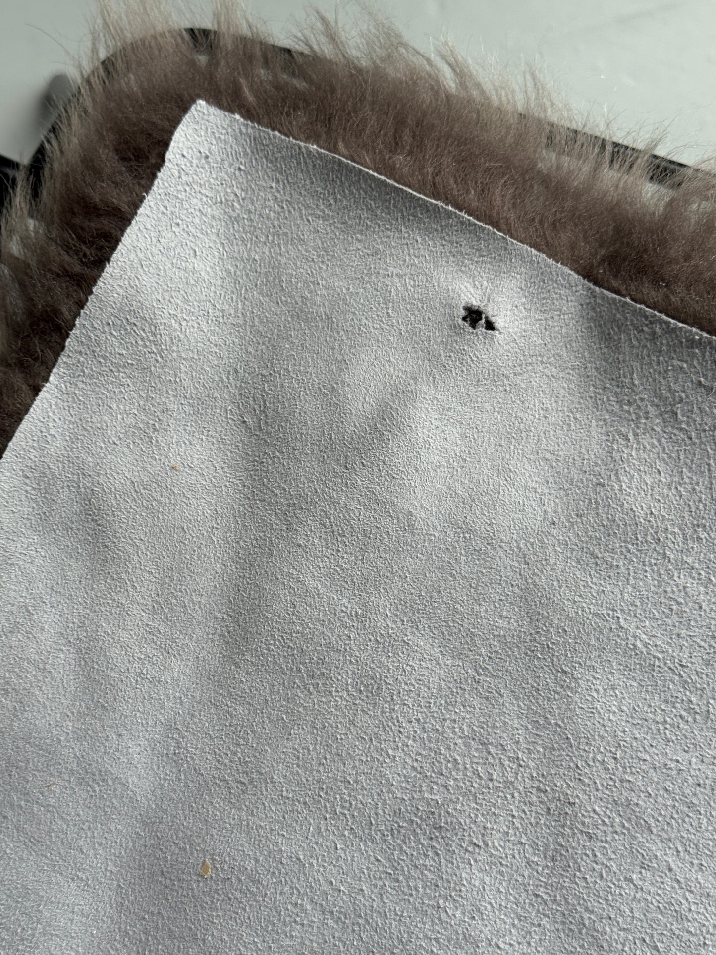 B Grade Shorn Mineral Icelandic Sheepskin Chair Pad