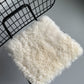 B Grade Shorn White Icelandic Sheepskin Chair Pad