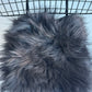 B Grade Black Icelandic Sheepskin Chair Pad